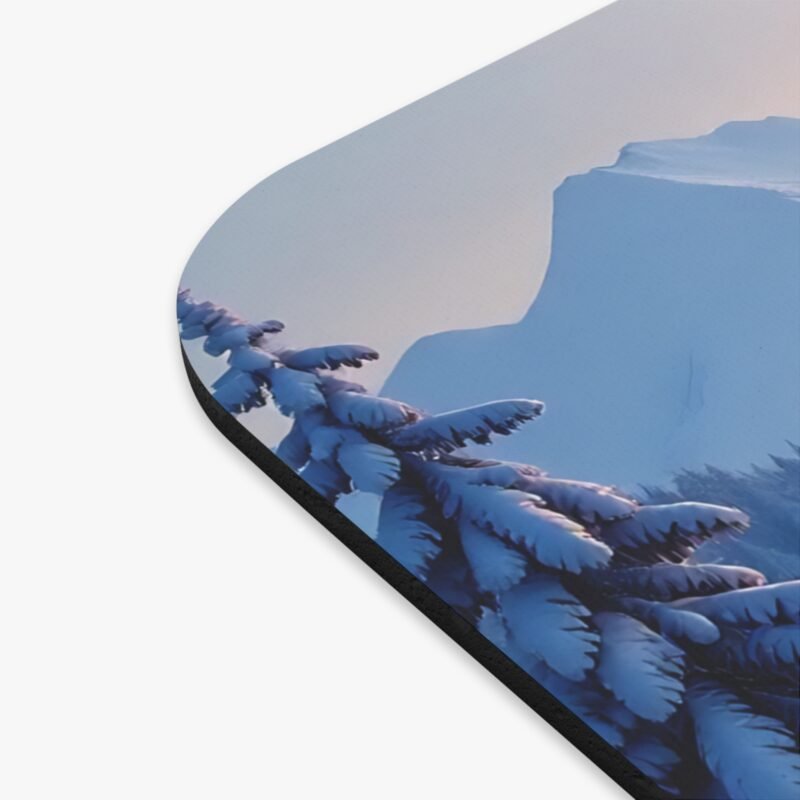 Winter Desk Mat with Tranquil Snowy Landscape for a Calm Workstation - Image 2