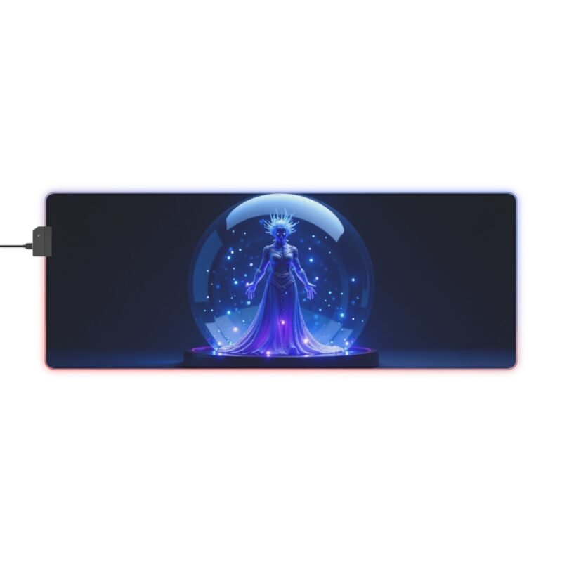 Cosmic Gaming Mouse Pad with Enchanting Sorceress Design for Precision Play - Image 5