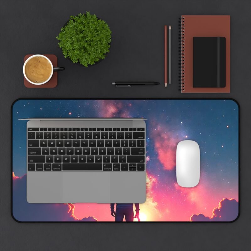 Starry Galaxy Desk Mat for Work, Gaming, and Creative Inspiration - Image 7