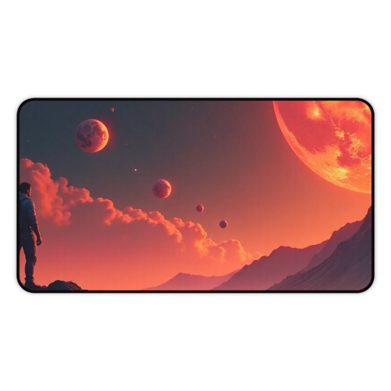 Galaxy Desk Mat Cosmic Space-Themed XXL Mouse Pad for Sci-Fi Fans and Stargazers - Image 5