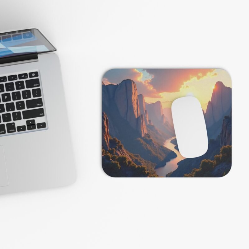 Sunset Valley Nature Desk Mat for Tranquil and Inspiring Workspaces - Image 4