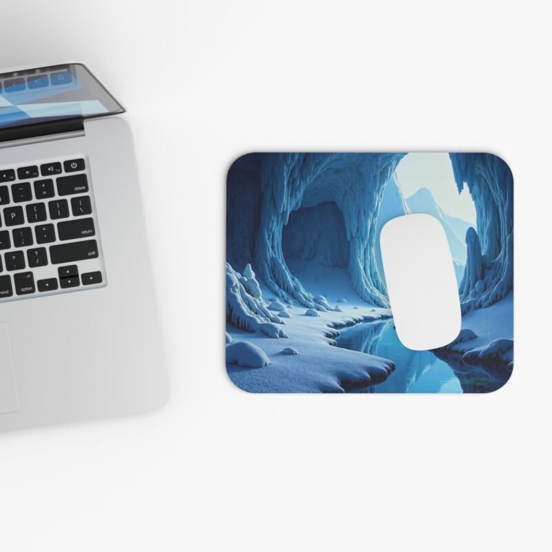 Ice Cave Desk Mat for Cool Serenity and Focus in Your Workspace - Image 4