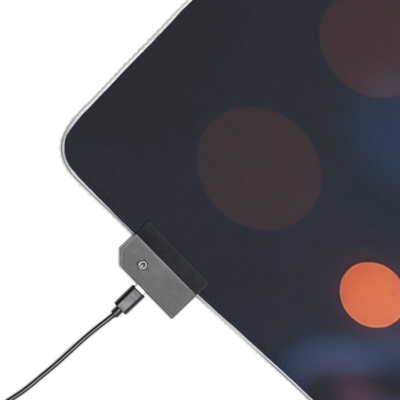 Crypto Gaming Mouse Pad with LED Bitcoin Design and Precision Surface - Image 7