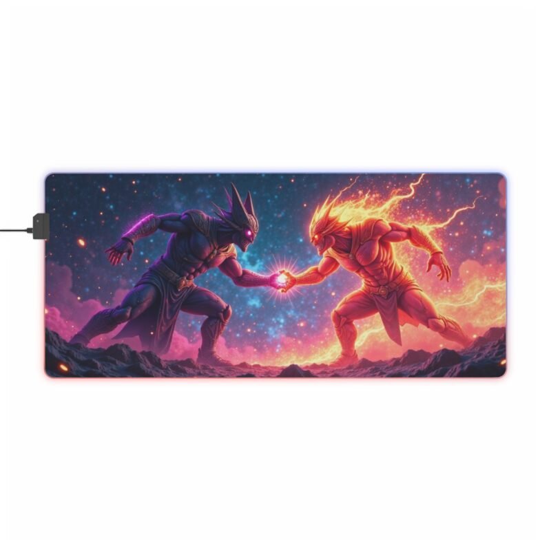 LED Gaming Mouse Pad with Cosmic Warrior Design for Ultimate Precision and Immersion - Image 9