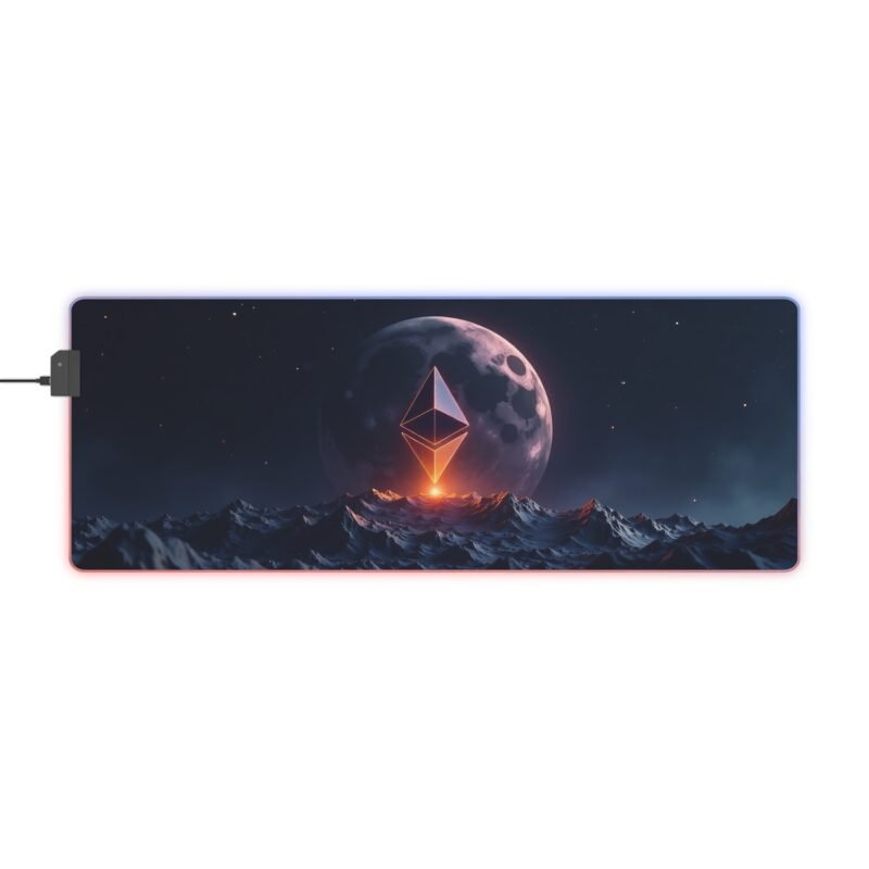 Lunar Gaming Mouse Pad with Celestial Design for Enhanced Precision - Image 5