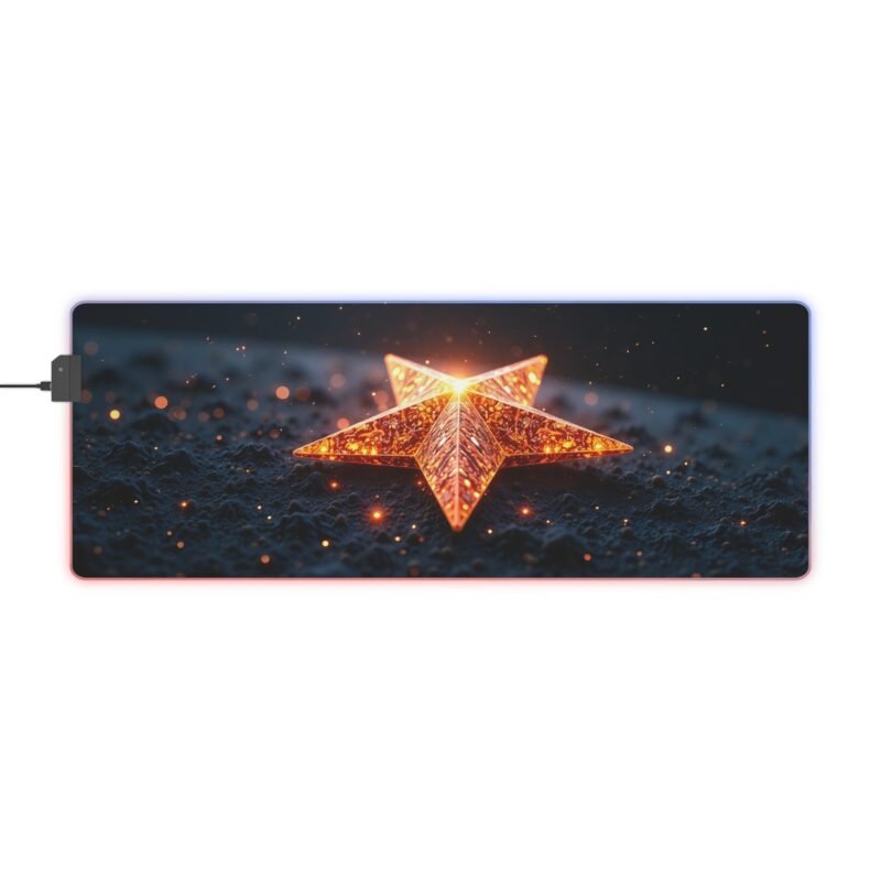 Galaxy Gaming Mouse Pad with Luminous Cosmic Design for Precision and Style - Image 5