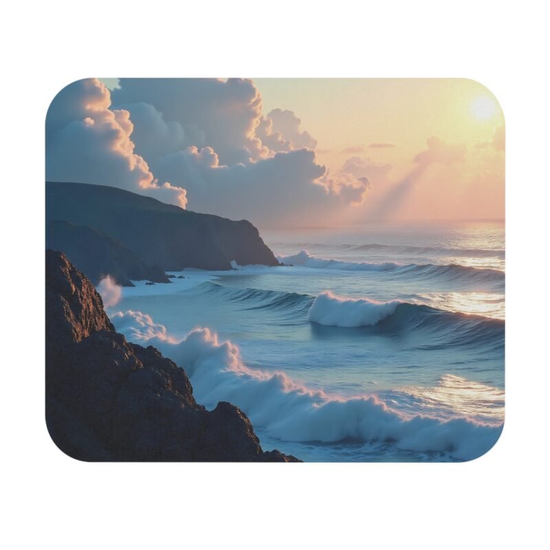 Ocean Desk Mat - Serene Coastal Design for Tranquil and Focused Workspaces