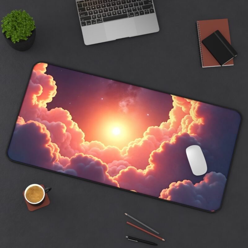 Galaxy Desk Mat with Starlit Sky and Nebula Design for Cosmic Workspace Inspiration - Image 12