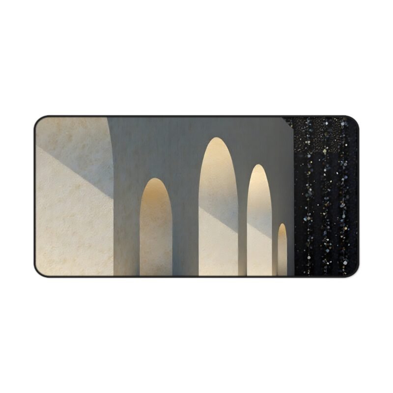 Minimalist Desk Mat with Elegant Architectural Design for Modern Workspaces - Image 9