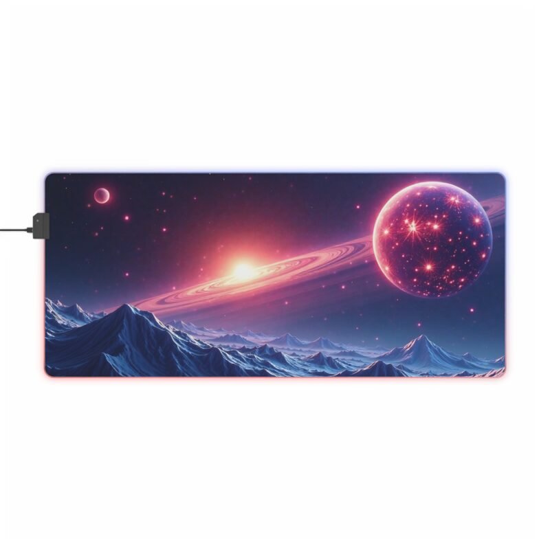 Galaxy Gaming Mouse Pad with Cosmic Design and Ultra-Smooth Surface for Gamers - Image 9