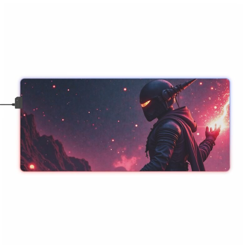 Sci-Fi Gaming Mouse Pad with Cosmic Warrior Design for Ultimate Immersion - Image 9