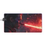 RGB Gaming Mouse Pad with Sci-Fi Design for Precision and Style