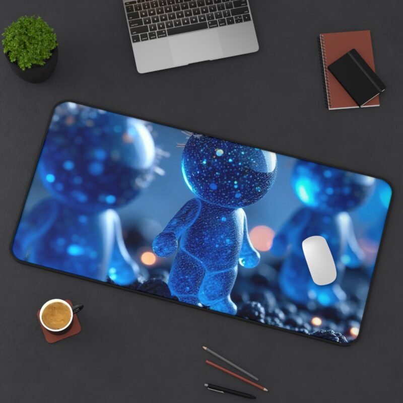 Mystical Space Desk Mat with Starry Blue Fantasy Design - Image 12