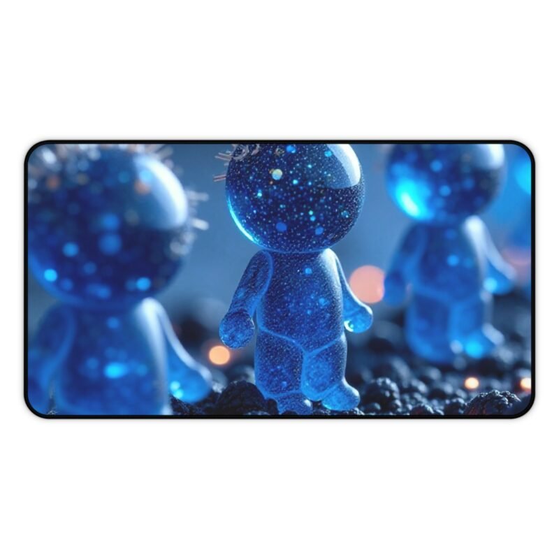 Mystical Space Desk Mat with Starry Blue Fantasy Design - Image 5