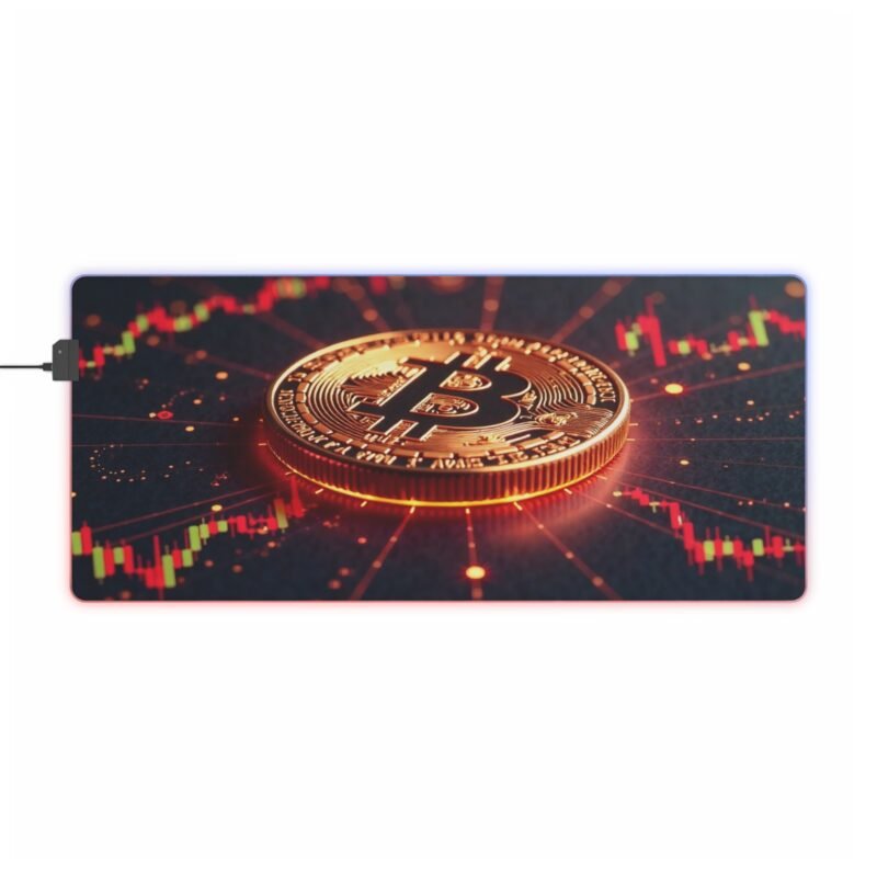 Bitcoin Gaming Mouse Pad with High-Resolution Crypto Design for Gamers - Image 9