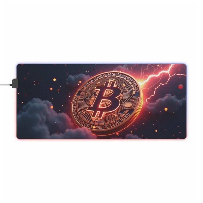 Bitcoin Gaming Mouse Pad for Precision Play and Crypto Enthusiasts - Image 9