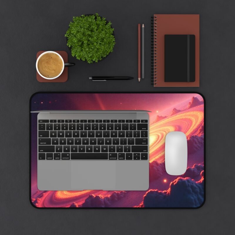 Galaxy Desk Mat Cosmic-Themed Workspace Accessory with Stunning Celestial Art - Image 3