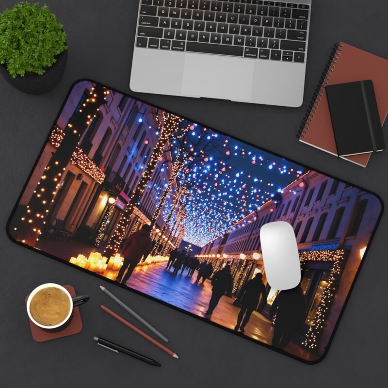 Winter Wonderland Holiday Desk Mat for Festive Seasonal Atmosphere - Image 8