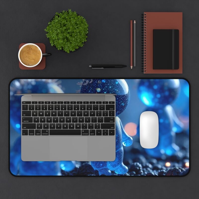 Mystical Space Desk Mat with Starry Blue Fantasy Design - Image 7