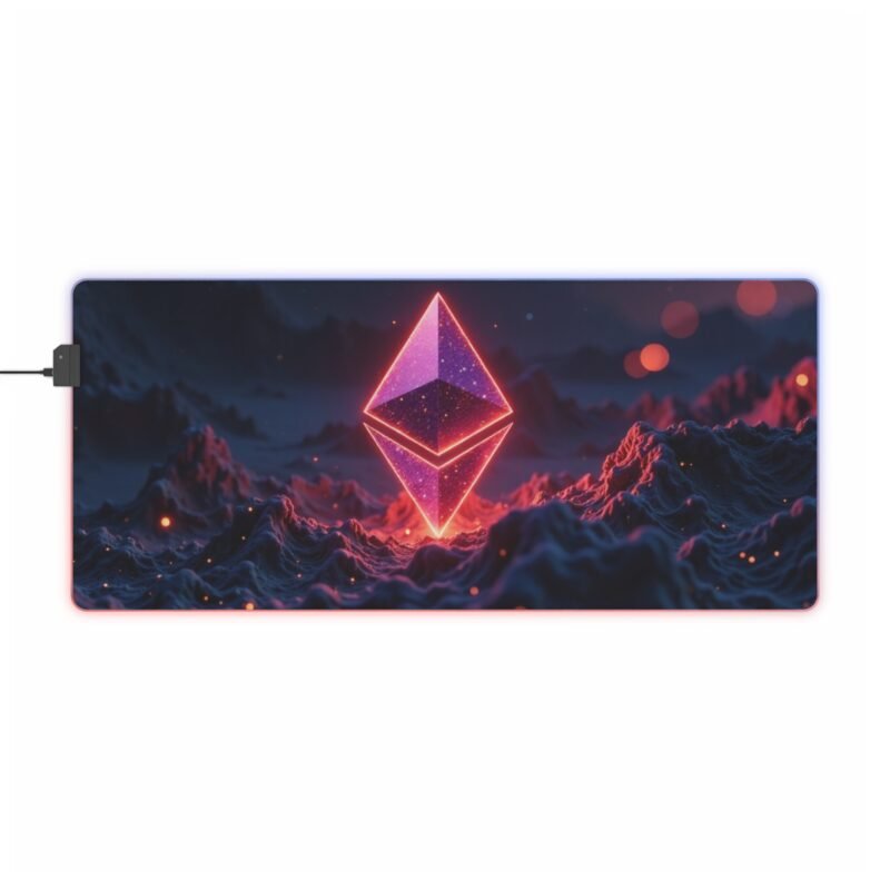 RGB Gaming Mouse Pad with Cosmic Geometric Design for Immersive Gameplay - Image 9