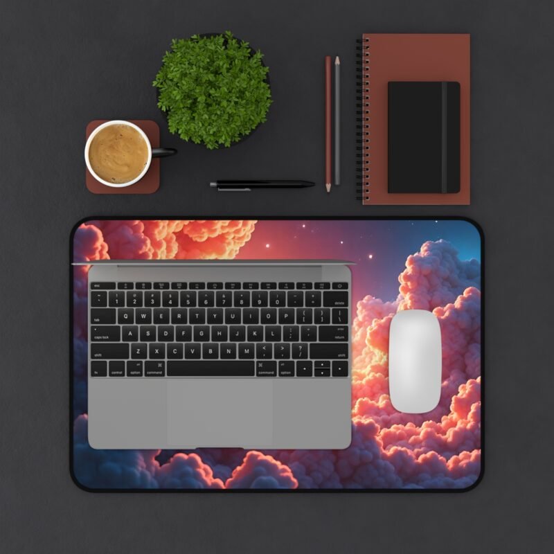 Galaxy Desk Mat with Cosmic Cloudscape Design for Inspiring Workspaces - Image 3