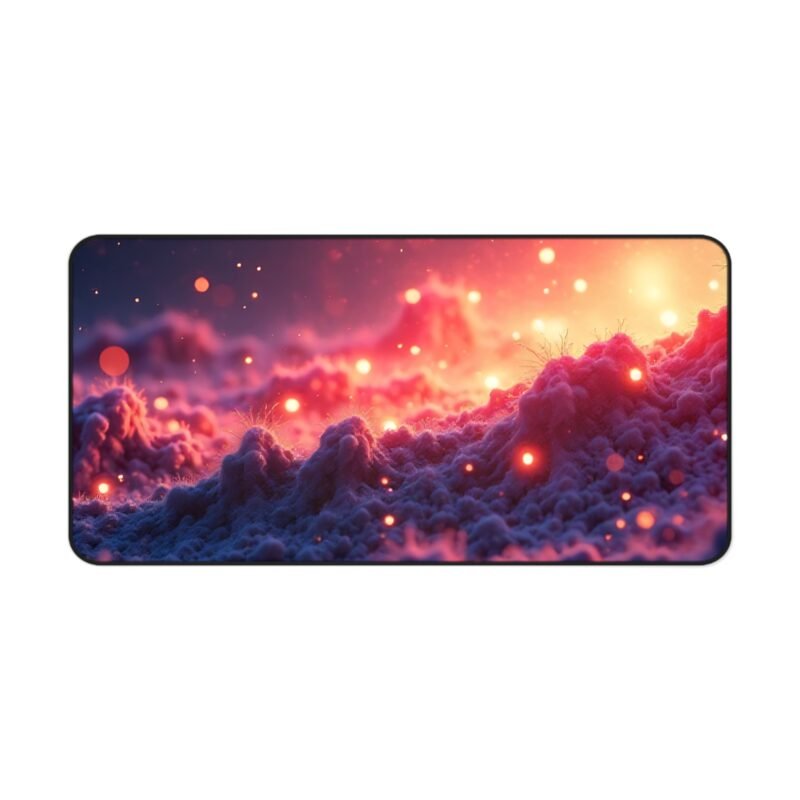 Celestial Desk Mat with Ethereal Lights and Mystical Cosmic Design - Image 9