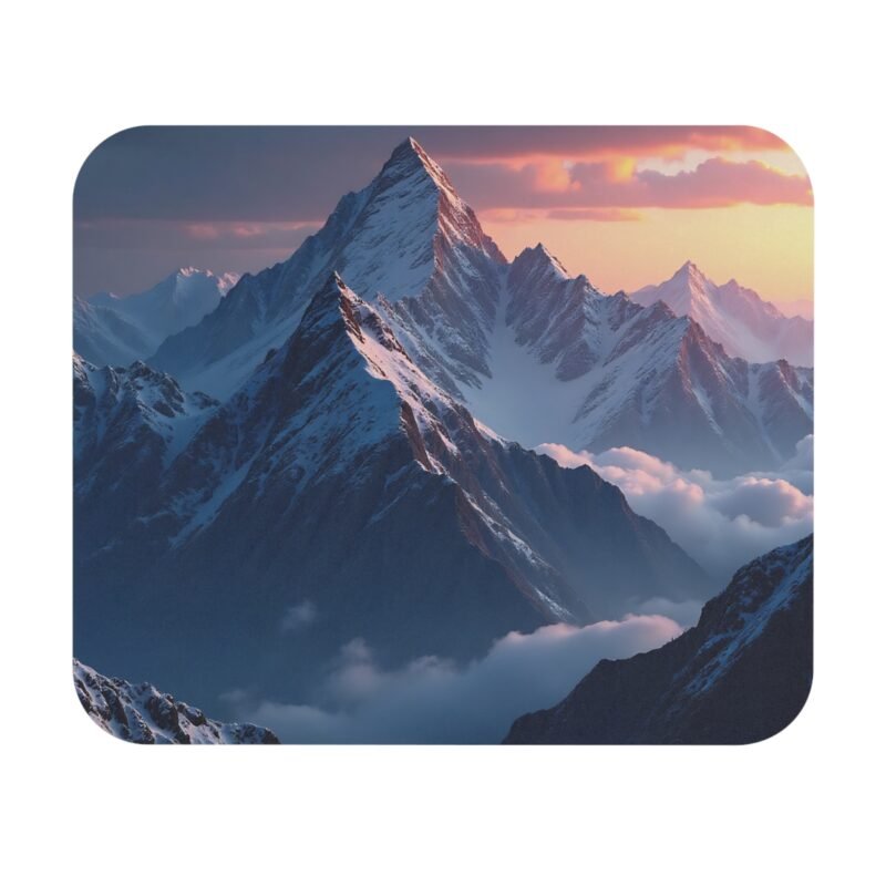 Nature Desk Mat with Mountain Sunset Design for a Calm and Inspiring Workspace