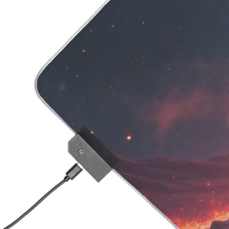 RGB Gaming Mouse Pad with Cosmic Design and Precision Tracking - Image 3