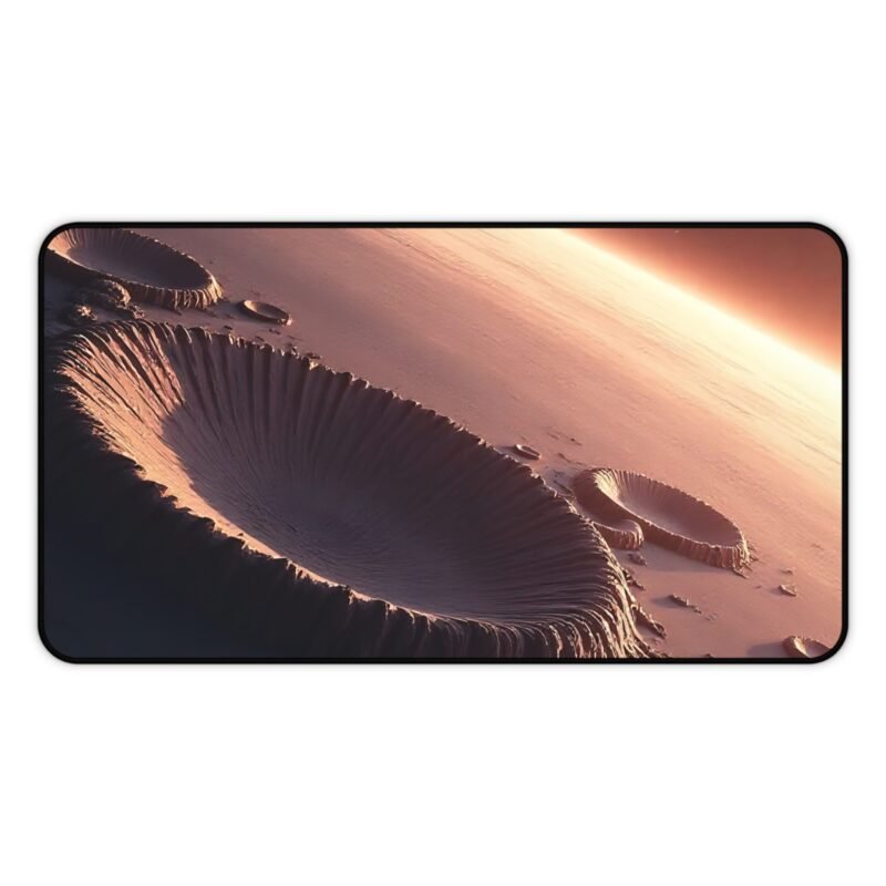 Space-Themed Desk Mat with Cosmic Landscapes and Subtle Glow for Stargazers and Dreamers - Image 5