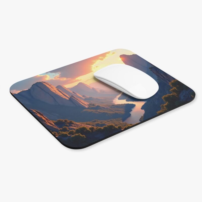 Sunset Valley Nature Desk Mat for Tranquil and Inspiring Workspaces - Image 3