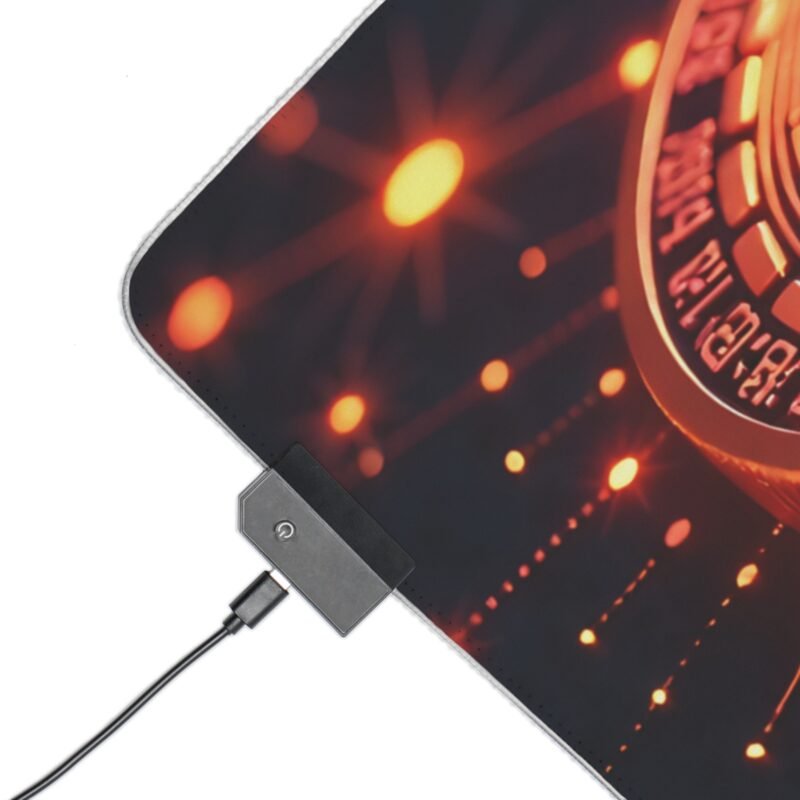 Bitcoin Gaming Mouse Pad with LED Lighting for Precision and Style - Image 11