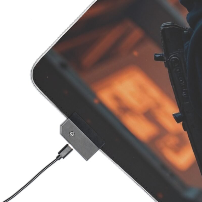 Stealth FPS Gaming Mouse Pad with Precision Tracking and Immersive Battle Design - Image 7