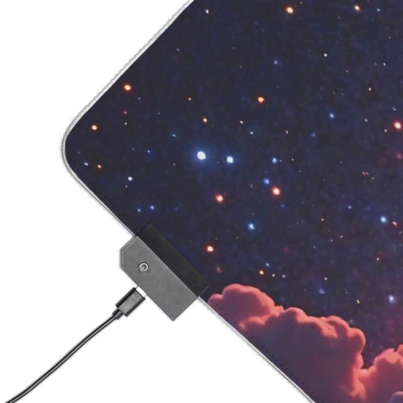 Galaxy Gaming Mouse Pad with Nebula Design and Non-Slip Surface for Epic PC Setups - Image 7