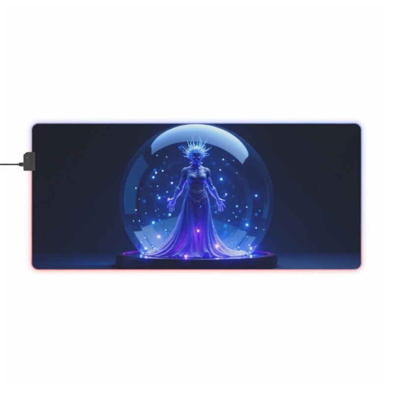 Cosmic Gaming Mouse Pad with Enchanting Sorceress Design for Precision Play - Image 9
