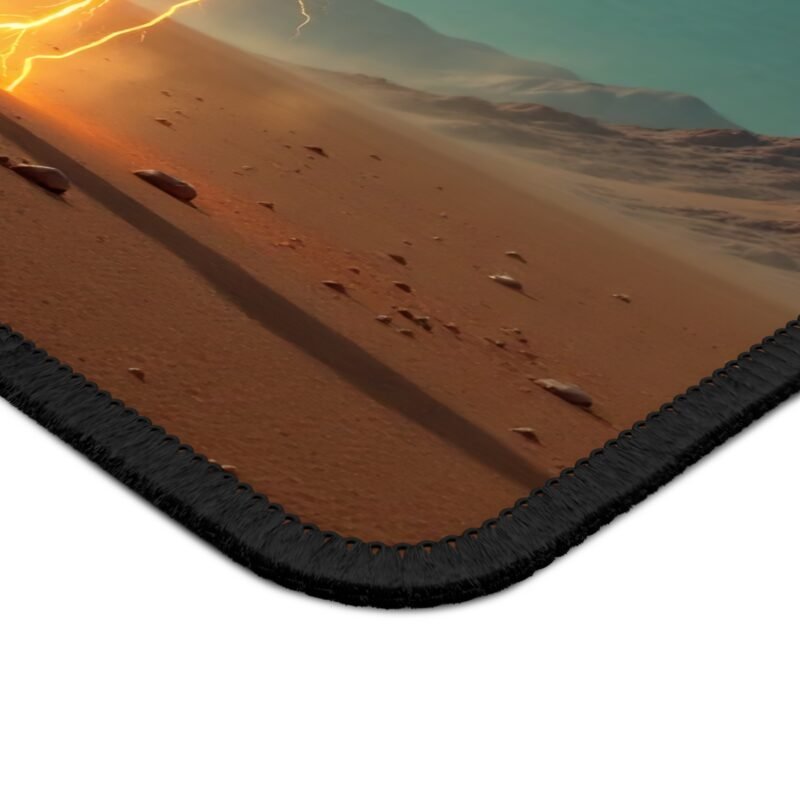 Futuristic Gaming Mouse Pad with Android Design and Martian Landscape for Immersive Gameplay - Image 4