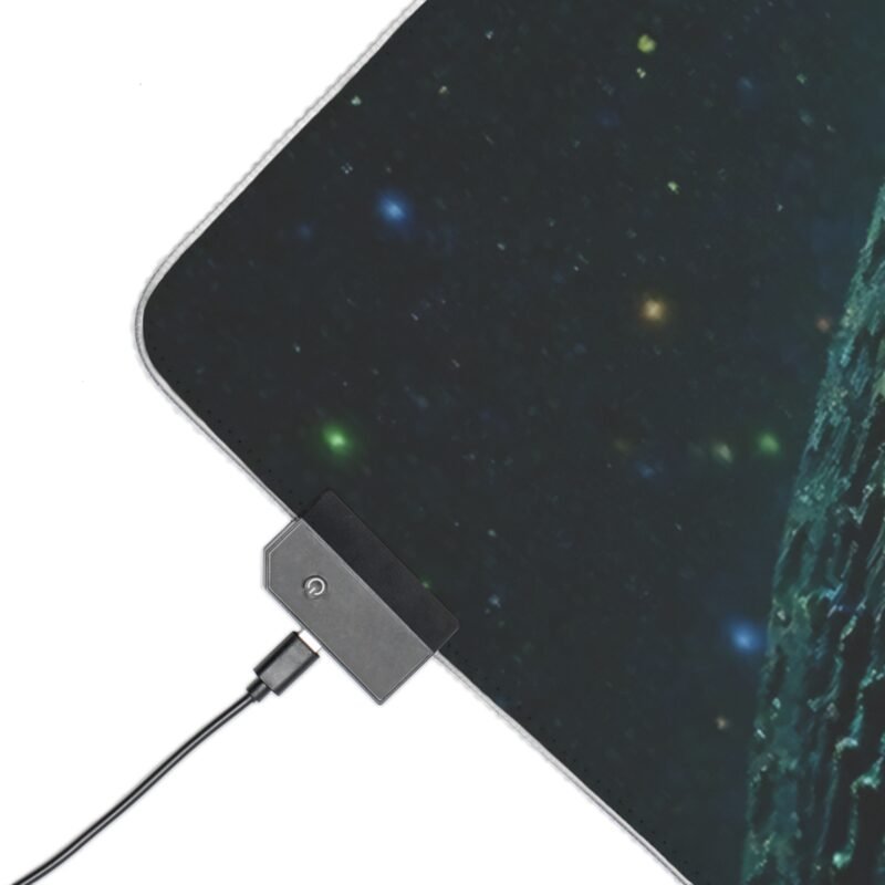 Galaxy Gaming Mouse Pad with Black Hole Design for Precision and Immersive Setup - Image 7