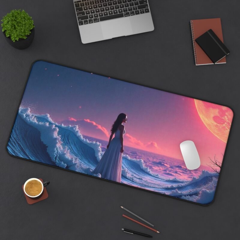 Mystical Fantasy Desk Mat with Twin Moons and Celestial Dreamscape Design - Image 12