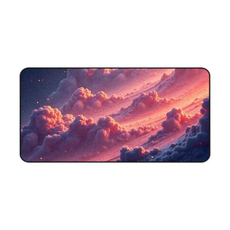 Galaxy Desk Mat with Sunset Clouds and Starry Night Sky for Inspirational Workspaces - Image 9