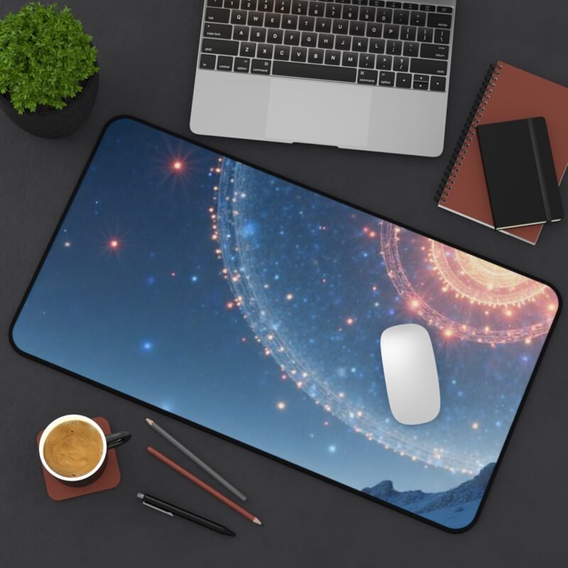 Galaxy Desk Mat for Stargazers with Cosmic Adventurer Design - Image 8