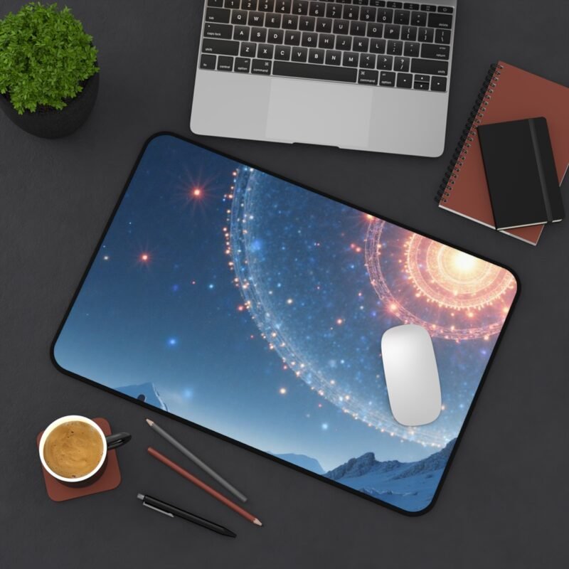 Galaxy Desk Mat for Stargazers with Cosmic Adventurer Design - Image 4
