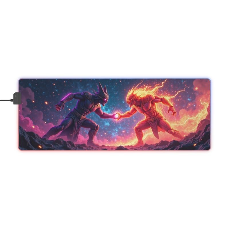 LED Gaming Mouse Pad with Cosmic Warrior Design for Ultimate Precision and Immersion - Image 5