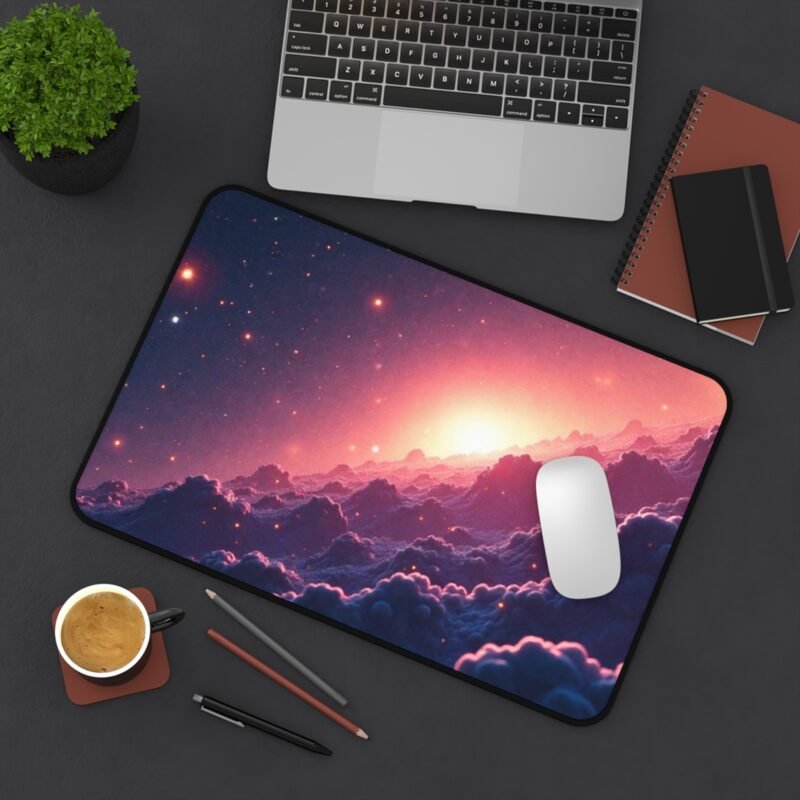 Galaxy Desk Mat with Nebula Design for Cosmic-Inspired Workspaces - Image 4