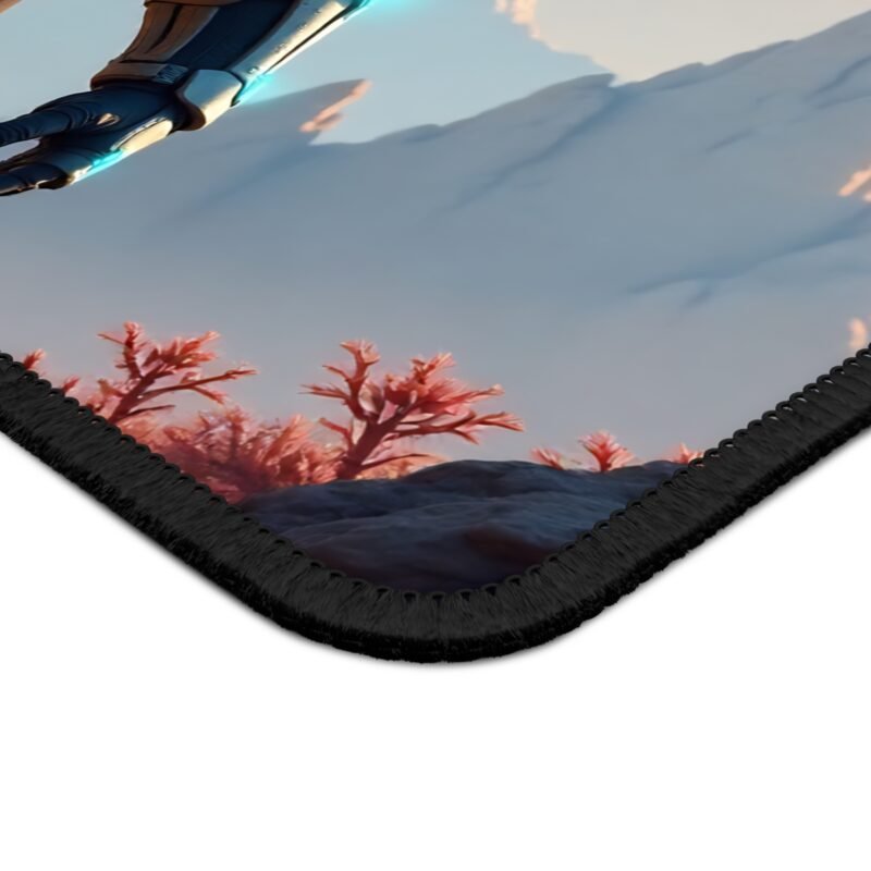 Gaming Mouse Pad Futuristic Design with Armored Champion for Immersive Gameplay - Image 4