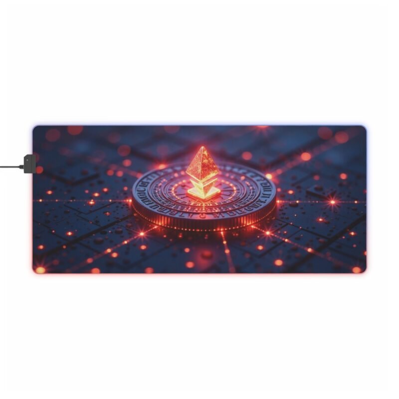 RGB Gaming Mouse Pad with Glowing Crystal Design for Precision and Immersive Gameplay - Image 9