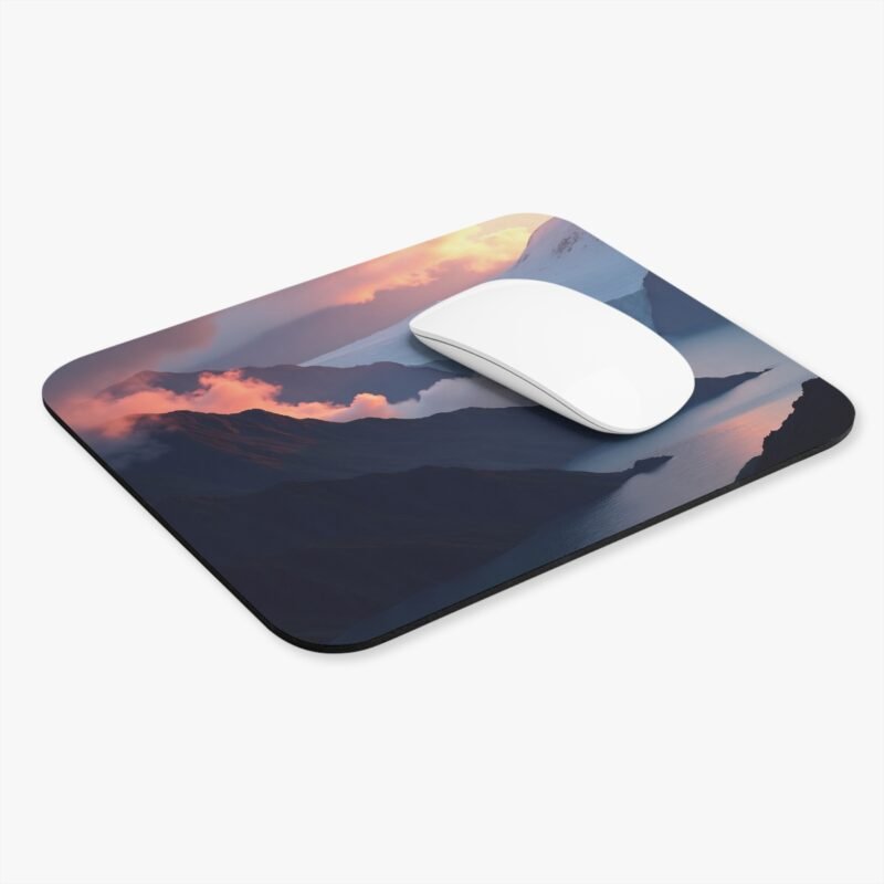 Nature Inspired Desk Mat with Majestic Mountain Glacier Design for Tranquil Workspaces - Image 3
