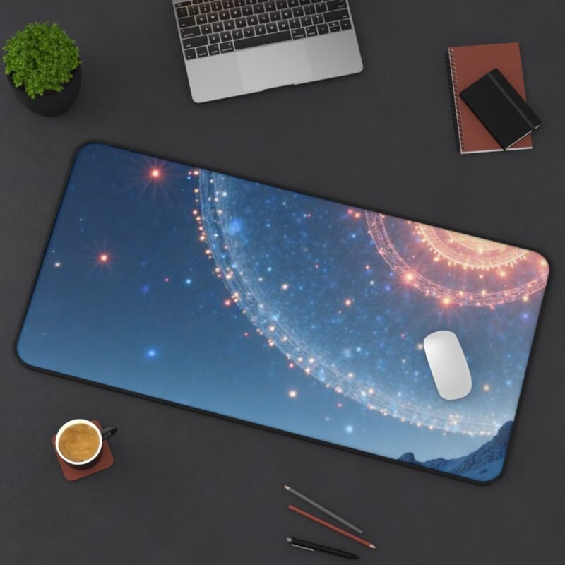 Galaxy Desk Mat for Stargazers with Cosmic Adventurer Design - Image 12