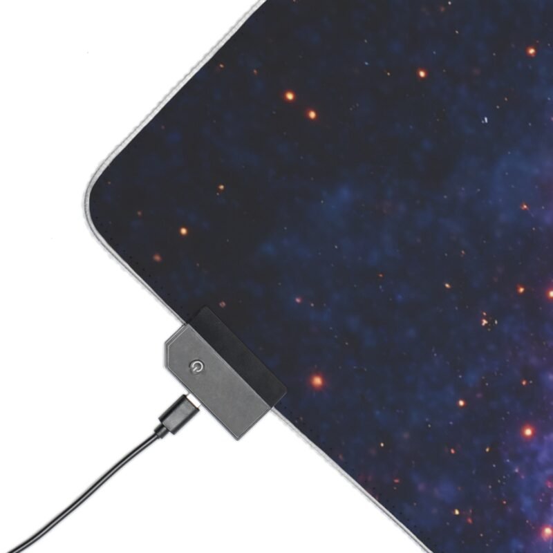 Galaxy Gaming Mouse Pad with Cosmic Glow and Smooth Surface for Gamers - Image 7