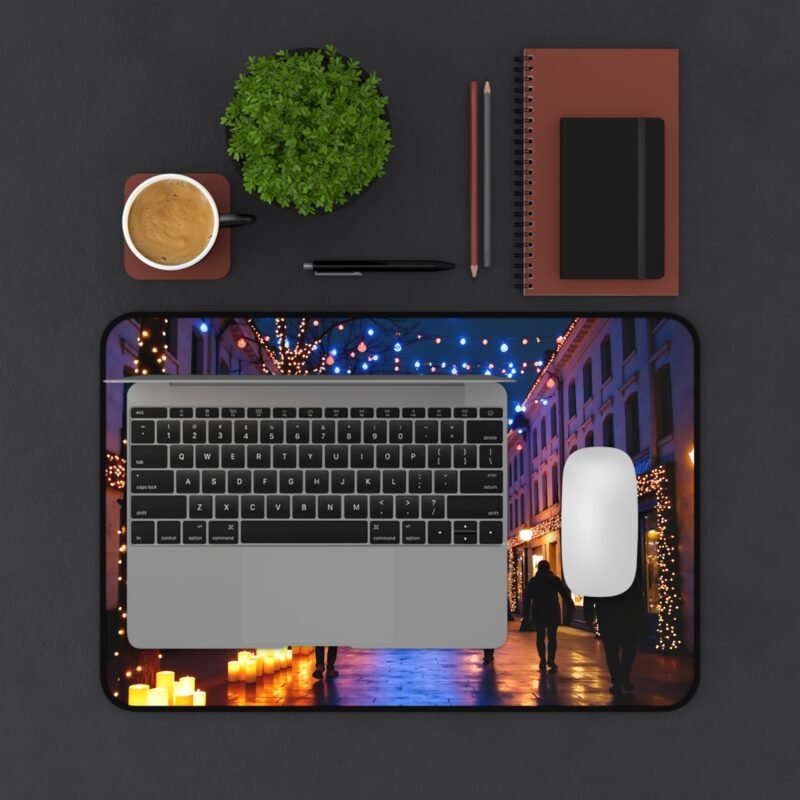 Winter Wonderland Holiday Desk Mat for Festive Seasonal Atmosphere - Image 3
