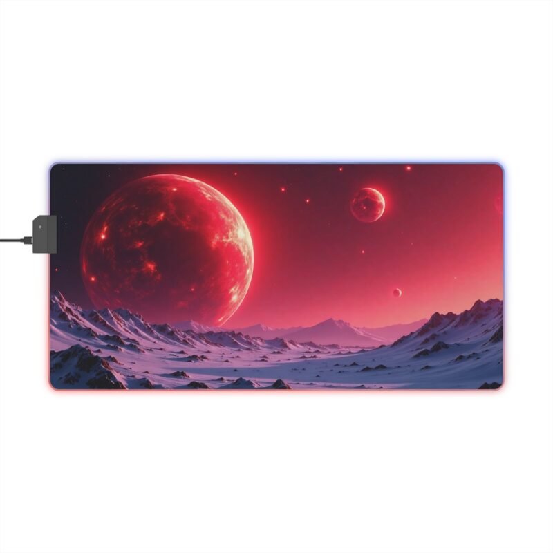 Galaxy Gaming Mouse Pad with Cosmic Design and Smooth Surface for Immersive Gameplay