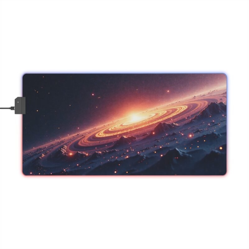 Cosmic Gaming Mouse Pad with Vibrant Astral Design for Ultimate Precision